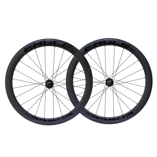 Eagle Bicycles 50 Disc Road & Gravel Carbon Wheelset - Black logo