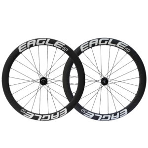 Eagle Bicycles 50 Disc Road & Gravel Carbon Wheelset - White logo
