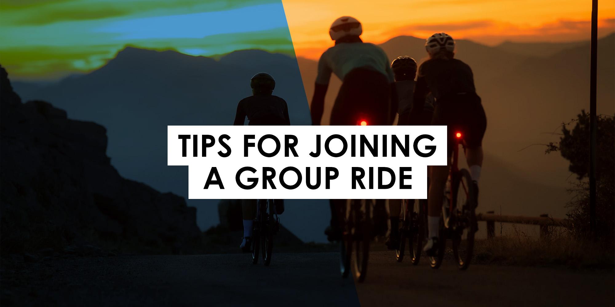 Tips for new cyclists joining group rides