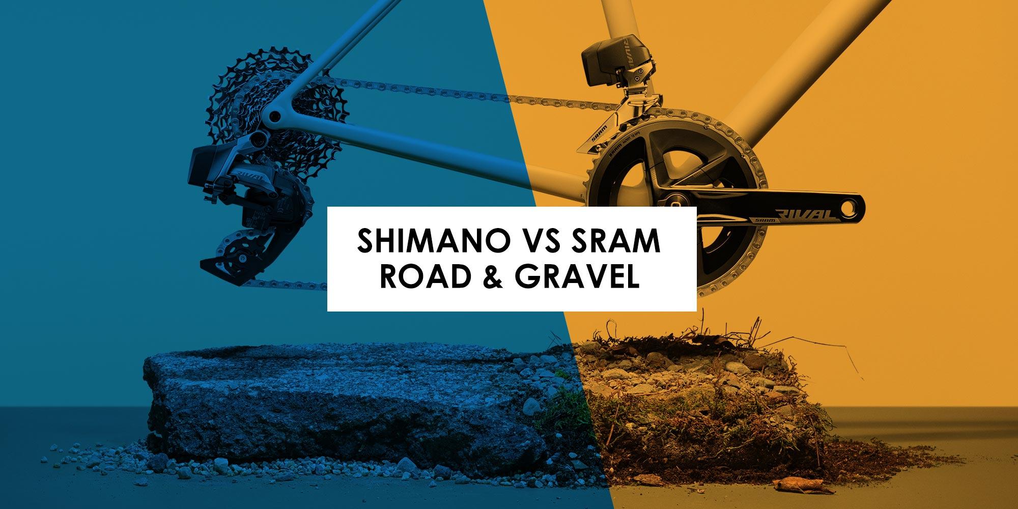 Shimano vs SRAM road and gravel components comparison