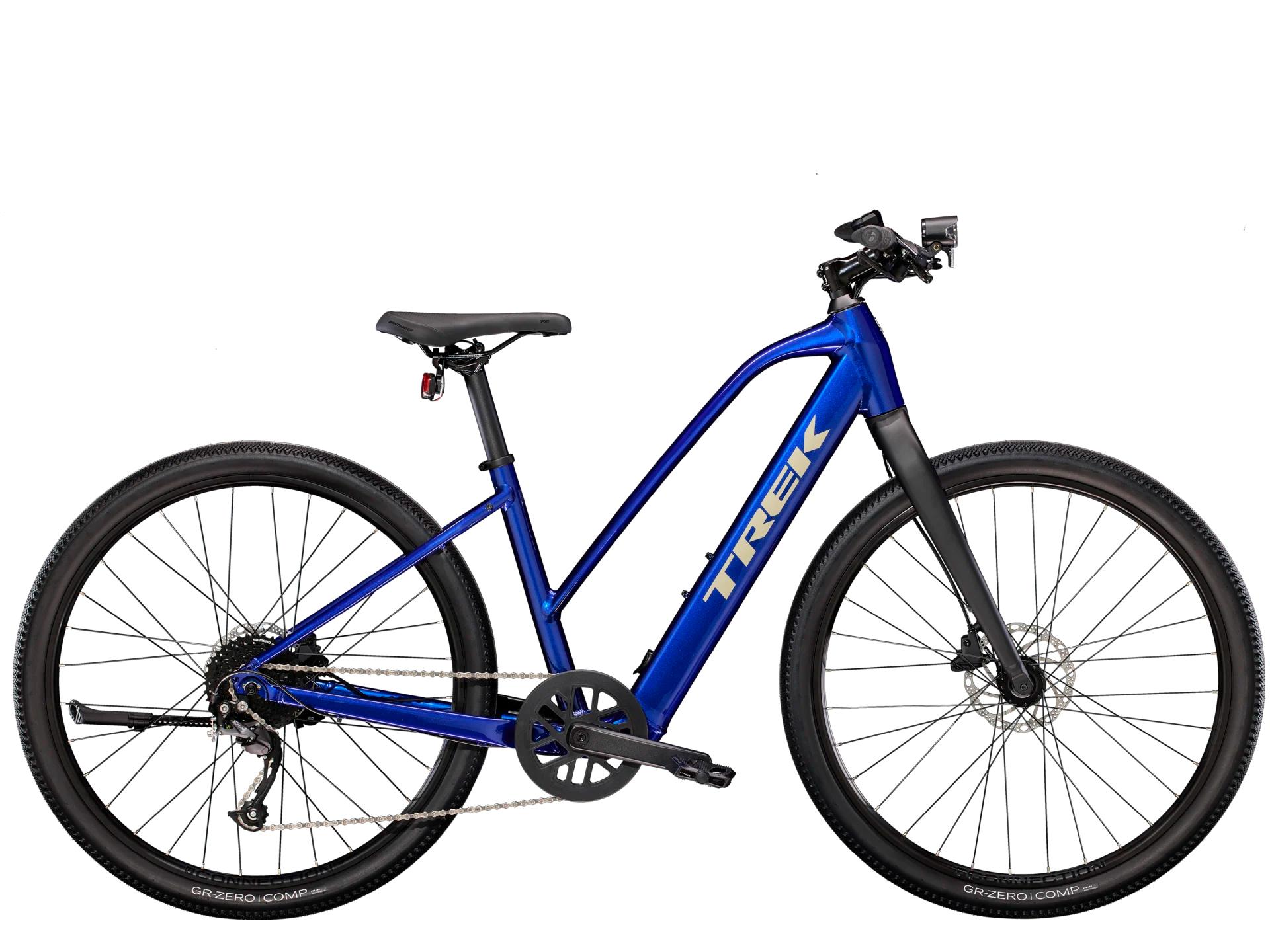 E-BIKE HYBRID 17 M Trek Dual Sport+ 2 Stagger Hex Blue